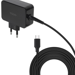TooQ Cargador portátil GAN USB-C PD 45W Negro - Carga rápida y eficiente