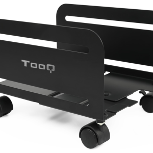 TooQ Soporte Metálico para CPU de Suelo con Ruedas - Movilidad y Resistencia