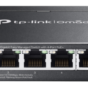 TP-Link Omada ES205GP Switch Gestionado Gigabit con PoE Negro