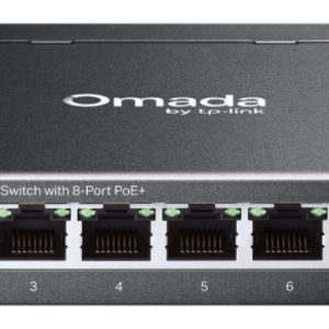 TP-Link Omada ES208GP Switch Gestionado L2 Gigabit Ethernet con PoE para Montaje DIN Rail
