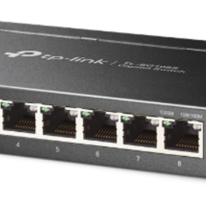 TP-Link Omada TL-SG108S Switch No Administrado Gigabit Ethernet Negro – 8 Puertos de Alto Rendimiento