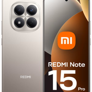 Xiaomi Redmi Note 15 Pro 6.77" 4G 8GB RAM 256GB Titanio - Potencia y Diseño