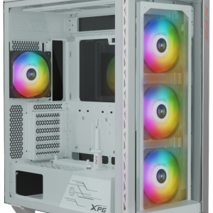 XPG BATTLECRUISER II ST Midi Tower Blanco - Caja Gaming RGB y Tempered Glass
