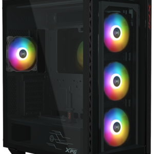 XPG BATTLECRUISER II ST Midi Tower Negro – Torre Gaming Compacta y Moderna