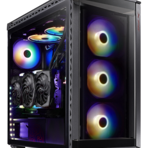 XPG BATTLECRUISER Torre Media Negra – Caja Gaming de Alto Rendimiento