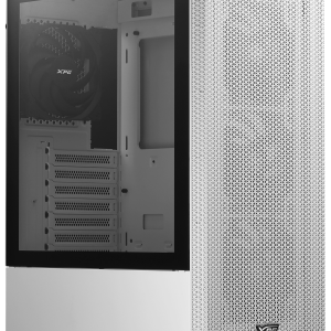 XPG VALOR MESH Torre Media Blanca con Máxima Ventilación y Diseño Moderno