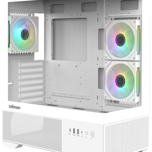 Zalman CHRONIX WHITE Midi Tower Blanco - Caja PC Gamer y Elegante