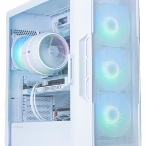 Zalman i3 NEO ARGB V2 WHITE Midi Tower Blanco con Iluminación ARGB y Diseño Moderno