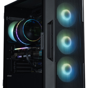 Zalman i3 NEO ARGB V2 BLACK - Caja Midi Tower Negra con Iluminación ARGB