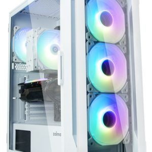 Zalman I3 NEO TG WHITE - Carcasa Midi Tower Blanca con Panel de Cristal Templado