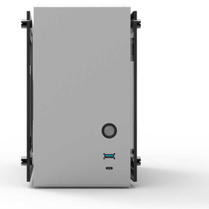 Zalman M2 Mini-Silver Mini Tower Plata - Compacta y Estilizada