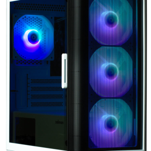 Zalman M4 WHITE Mini Tower - Carcasa PC Negra y Blanca Compacta y Elegante