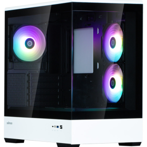 Zalman P30 BW Mini Tower Negro - Carcasa PC Compacta y Ventilada