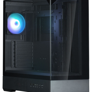 Zalman P40 Prism Black Midi Tower Negro con Iluminación RGB y Diseño Moderno