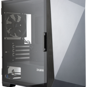 Zalman Z1 ICEBERG BLACK Mini Tower – Carcasa de ordenador negra con alta ventilación