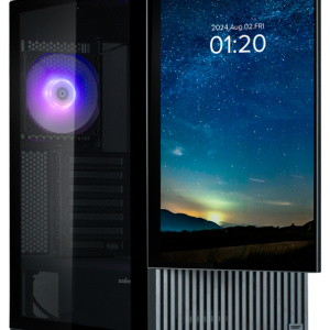 Zalman Z10 DS Midi Tower Negro - Caja PC Gaming con Ventana y Alta Refrigeración