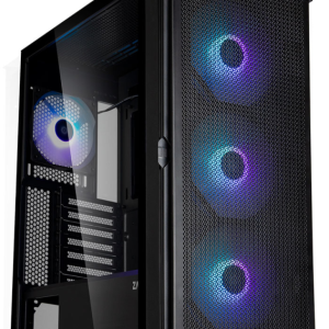 Zalman Z10 PLUS carcasa de ordenador Midi Tower en negro con diseño avanzado