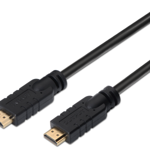 AISENS Cable HDMI 2.0 Premium 15m Negro - 4K@60Hz 18Gbps con Repetidor