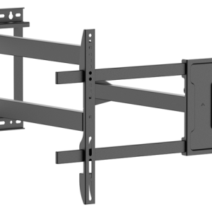 AISENS Soporte Pro Giratorio, Inclinable y Nivelable para Monitor y TV 43-80" 50kg Negro