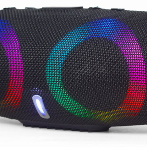 Altavoz portátil Gembird SPK-BT-LED-02 Negro 10W con iluminación LED