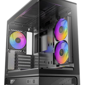 Antec C2M ARGB Midi Tower Negro - Caja Gaming con Iluminación RGB