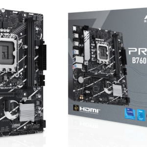 ASUS PRIME B760M-R D4 Micro ATX - Placa Base Intel LGA 1700 B760