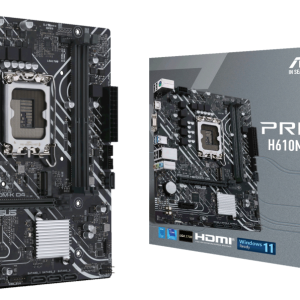 ASUS PRIME H610M-K D4 Intel H610 LGA 1700 Micro ATX - Placa base confiable y eficiente