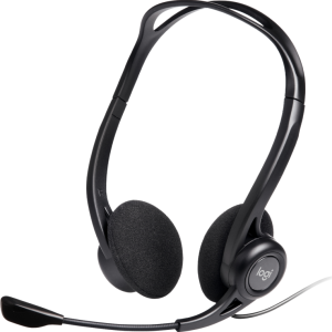 Auriculares Alámbricos Logitech 981-000100 con Diadema USB Tipo A Negro para Llamadas y Música