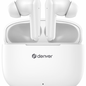 Denver TWE-48W Auriculares True Wireless Bluetooth Blanco - Sonido Estéreo y Llamadas