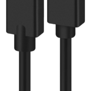 Ewent EC1037 cable USB 2.0 USB C 1,8 m negro resistente y rápido