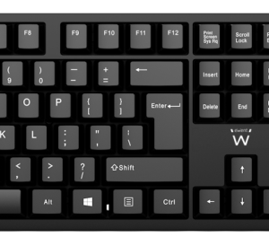 Ewent EW3281 teclado y ratón inalámbrico RF QWERTY Español Negro, Universal