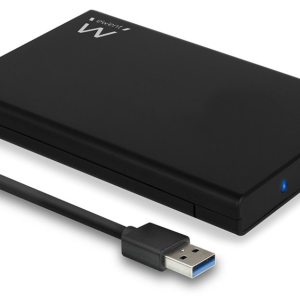 Ewent EW7044 Carcasa para Disco Duro Externo SSD 2.5" Negro