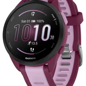 Garmin Forerunner 165 Music con pantalla AMOLED 1.2" y GPS satelital púrpura