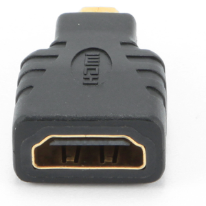 Gembird Cable HDMI(F) a microHDMI(M) Negro – Alta Velocidad y Calidad