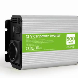 Gembird EG-PWC500-01 Adaptador e Inversor de Corriente para Auto 500W Gris