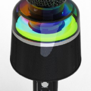 Gembird GMB Audio MICBT-01-BK - Micrófono Negro para Karaoke Bluetooth