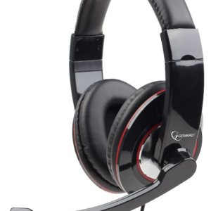 Gembird MHS-001 Auriculares Alámbricos Diadema Negro para Música y Gaming