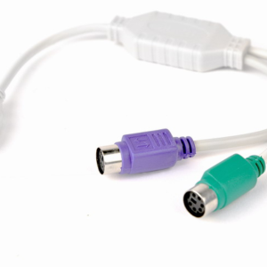 Gembird UAPS12 Cable PS/2 a USB 0,3 m Blanco - 2x 6-p Mini-DIN USB A