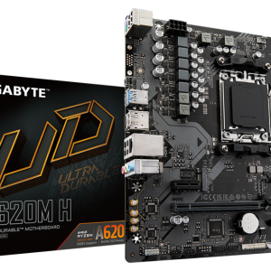 GIGABYTE A620M H - Placa base para AMD Ryzen 8000 con DDR5 hasta 7200MHz y PCIe 4.0