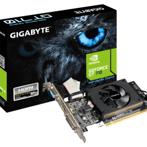 GIGABYTE GV-N710D3-2GL NVIDIA GeForce GT 710 2GB GDDR3 - Tarjeta Gráfica de Bajo Consumo