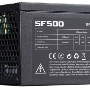 Hiditec SF500 Fuente de Alimentación 500W 20+4 Pin ATX SFX Negra