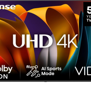 Hisense 55A6N 55" 4K Ultra HD Smart TV con Wifi y 300 cd/m² Negro