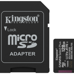Kingston Technology microSDXC Canvas Select Plus 128GB Gen3 150MB/s con Adaptador SD