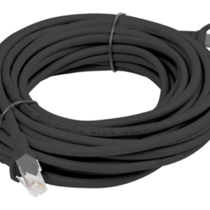 Lanberg PCU6-10CC-0500-BK Cable de Red Cat6 U/UTP Negro 5 m - Alta Velocidad y Fiabilidad