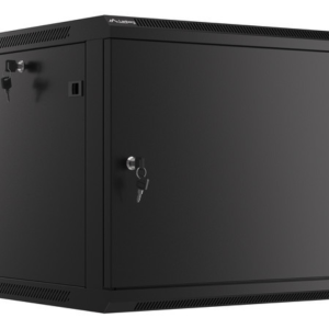 Lanberg WF01-6609-00B Armario Rack 9U Bastidor de Pared Negro para Equipos de Red