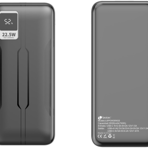Leotec LEPOW20W22K batería externa 20000 mAh Polímero de litio Negro