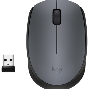Logitech M170 Grey-K - Ratón Inalámbrico Ambidextro 1000 DPI para Oficina