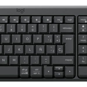 Logitech MK250 Compact Combo Bluetooth Wireless con Teclado y Ratón QWERTY Español Grafito