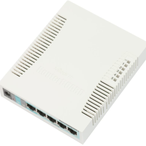 Mikrotik RB260GS Switch Gigabit Ethernet PoE Blanco de Alta Velocidad