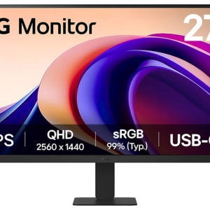 Monitor LG 27'' QHD 2560x1440 Quad HD Negro para PC